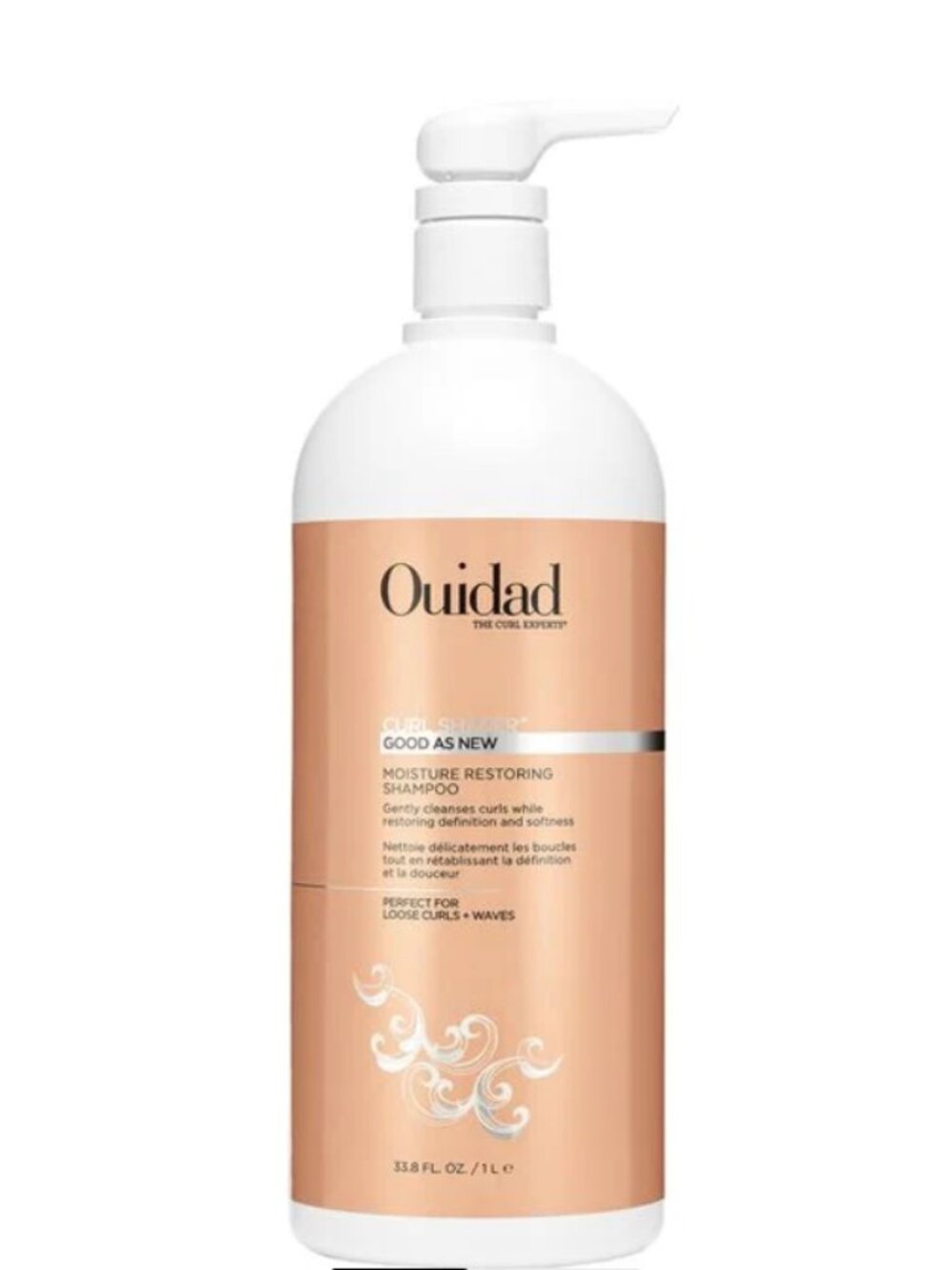 MSRP $70 | Ouidad Curl Shaper Moisture Restoring Shampoo – 33.8 fl oz / 1L – NEW